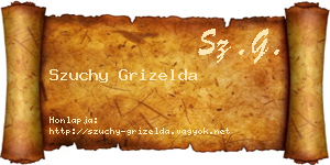Szuchy Grizelda névjegykártya